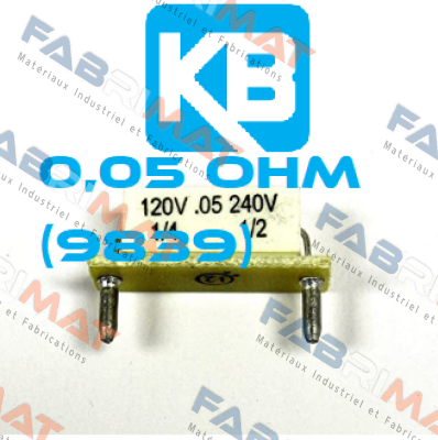 KB Electronics-0,05 oHM (9839) price