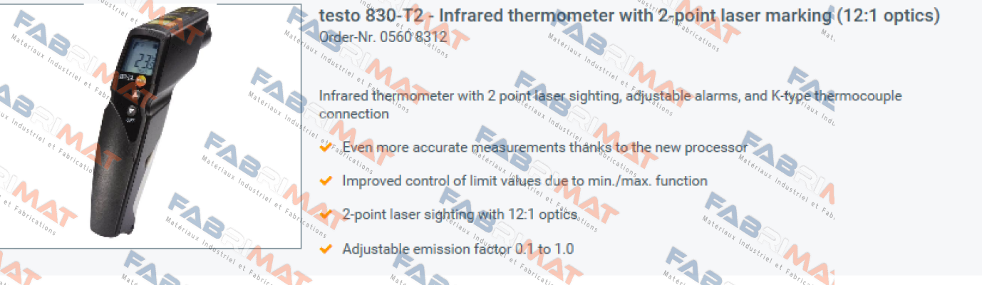 Testo-0560 8312 price