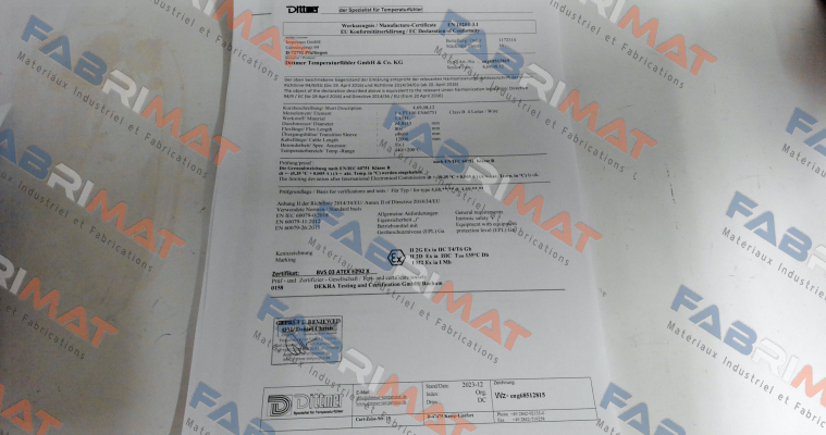 Dittmer-test report 3.1 price