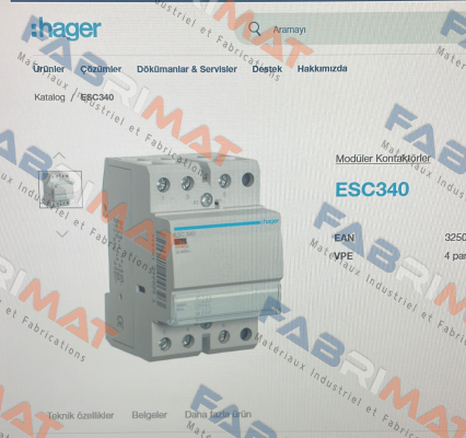 Hager-ESC340 price
