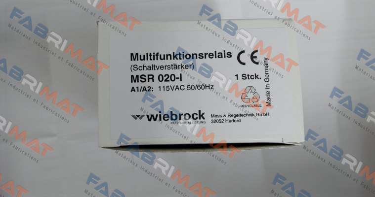 Wiebrock-MSR 020-I 115 VAC   / 1000441 price