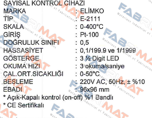 Elimko-E-2111 price