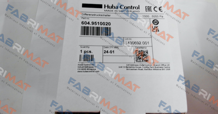 Huba Control-604.9510020 price