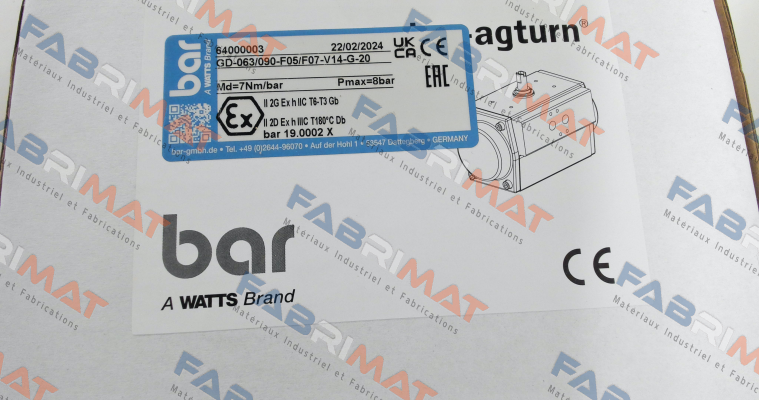 bar-GD-063/090-F05/F07-V14-G-20 price