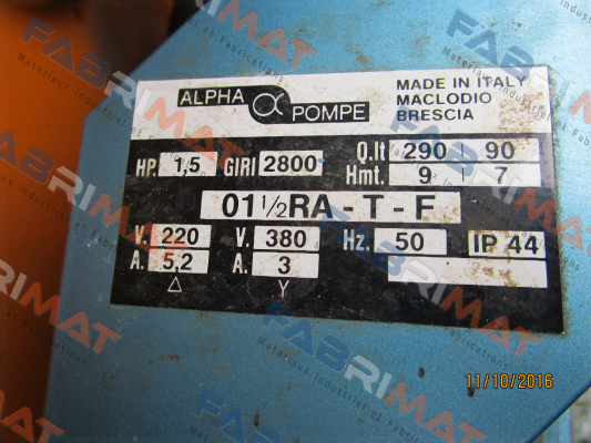Alpha Pompe-01 1/2 RA-T-F price
