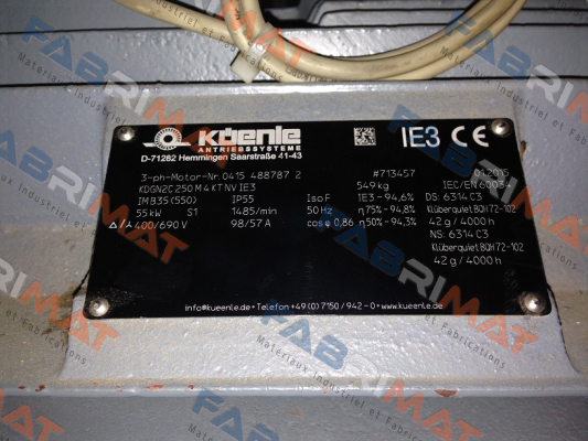 Küenle-KDGN2C 250 M 4 KT NV IE3  price