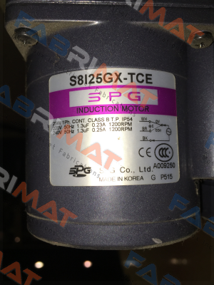 Spg Motor-S8I25GX-TCE price
