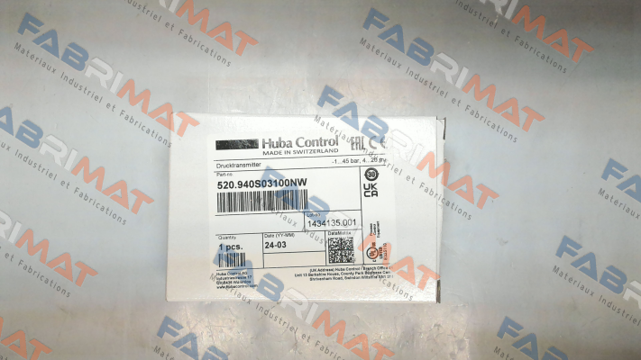 Huba Control-520.940S03100NW price
