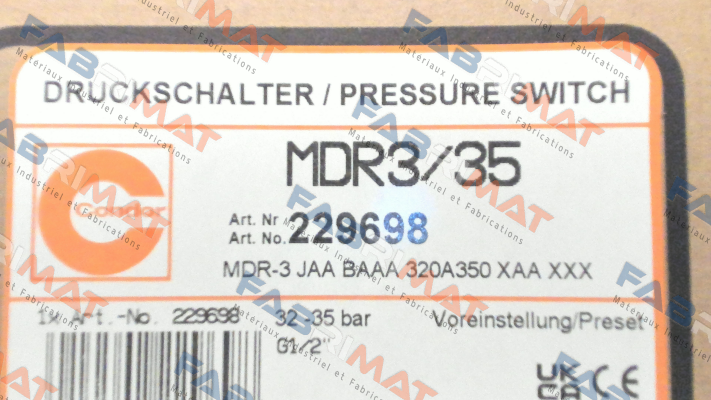 Condor-229698 / MDR 3/35 / MDR-3 JAA BAAA 320A350 XAA XXX price