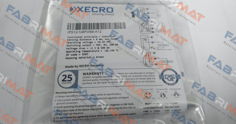 Xecro-IPS12-N8PO68-A12 price