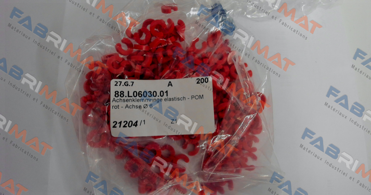 Verpas-Axle fixing ring elastic - POM red - axle Ø 6 price