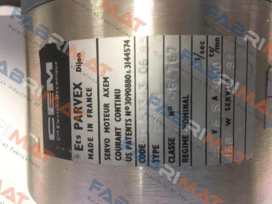 Parvex-FD 57343 06 85  (F9M4H+F9T) price