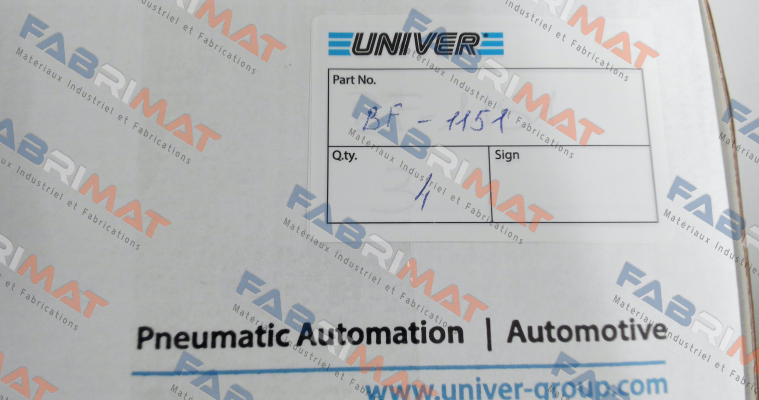 Univer-BF-1151 price