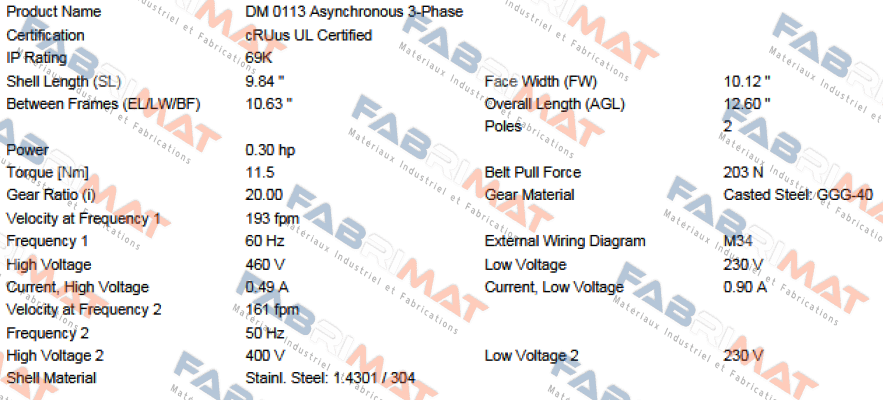 Interroll-MI-DM0113 DM1133-AAC03E0U8FDJ-257mm price