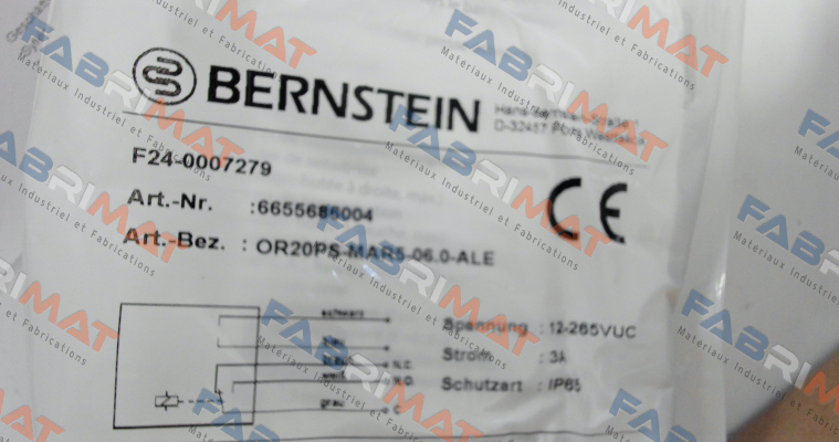 Bernstein-6655686004     OR20PS-MAR5-06.0-ALET price