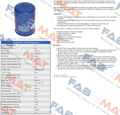 AC DELCO-tp936 price