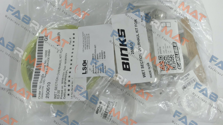 Binks-250610 price