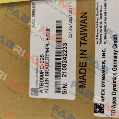 Apex Dynamics-ATB090FC-025 price