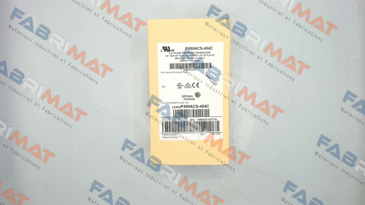 Johnson Controls-P499ACS-404C price