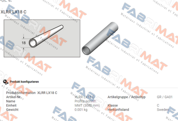 FlexLink-XLRR LX18 C price