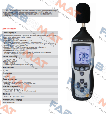 Cem-DT 8852 price