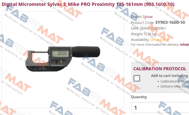 Sylvac-SY903-1600-10 price