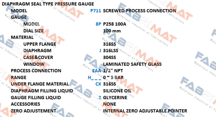 Wise-P711 / P258 price