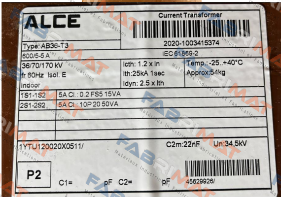 Alce-AB36-T3 401477 price