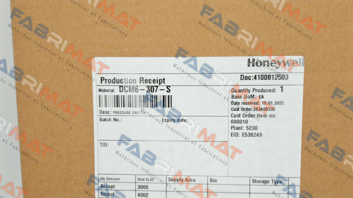 FEMA-DCM6-307-S price
