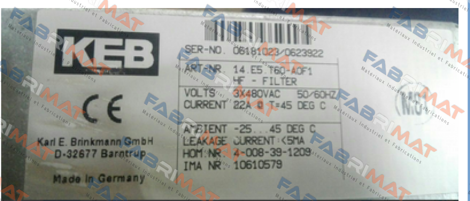 LAIPPLE KEB-14.E5.T60-A0F1  price