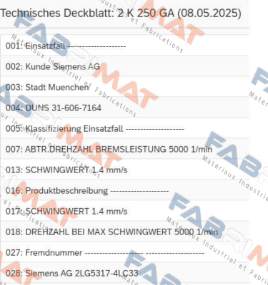 Zf-2K250GA// 4161 071 0605 price