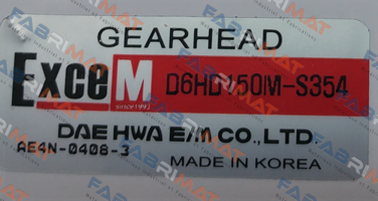 Daehwa-D6HD150M-S354 (decelerator)  price