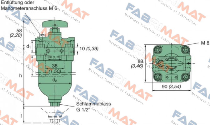 Mann Filter (Mann-Hummel)-P/N: 5131063051, Type: KMGP00014  price