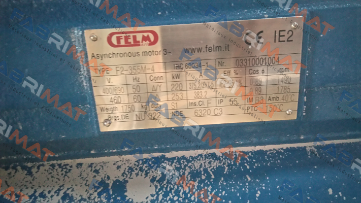 Felm-Type: F2-355M-4  price