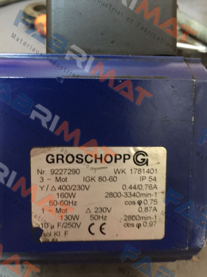 Groschopp-9227290 WK 1781401  price