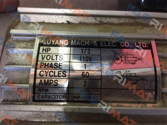 Luyang Gear Motor-Gearmotor 1/3 HP for Interpack 2324-BB/3 price