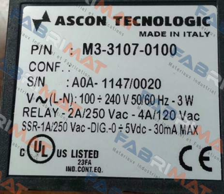 Ascon-M3-3107-0200 price