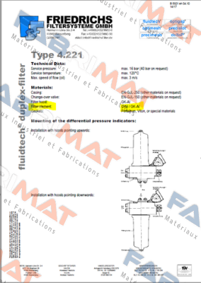 Fluidtech-DF 4.221-B32.025.L2-P.H.N-5.02-2,0-f2.2,0  price