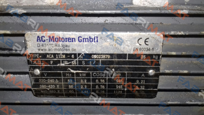 AC Motoren-ACA 112 M-6 price