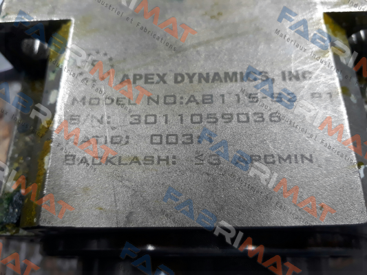Apex Dynamics-10115AB115-003-S2-P1  price