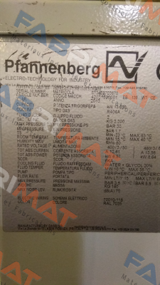 Pfannenberg-Tank for Аntifreeze for SN:S13400703670, Cod:42031300001  price