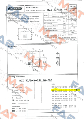 Flucom-RDZ 30/D-HG-CSL 10-B06 33 011 151  price