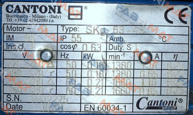 Cantoni-SKH 063B-4  price
