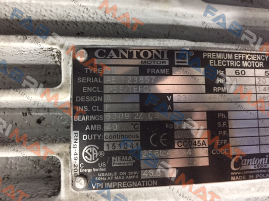 Cantoni-SIE256TC4  price