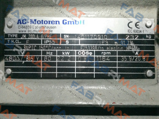 AC Motoren-ACM 200 LA-6/PHE  price