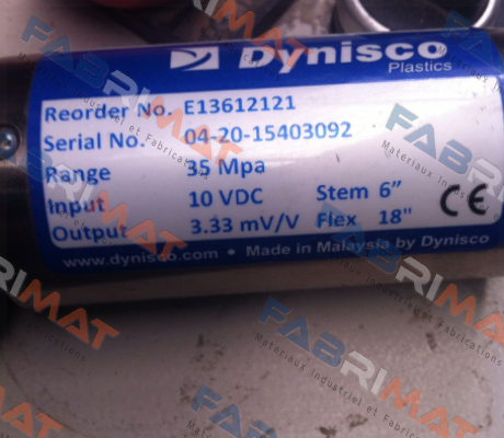 Dynisco-Model: E13612121    (ECHO-MV3-MPA-R21-UNF-HIR-S06-F18-NTR)  price