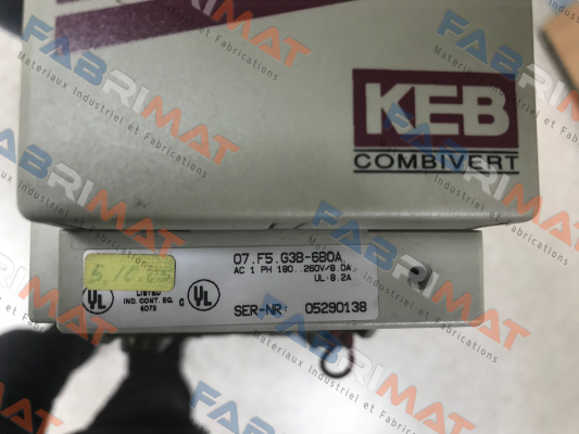 LAIPPLE KEB-07.F5.G3B-6B0A obsolete, another modell: 07F5C3B-0B0A  price
