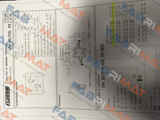 Flucom-LPA 20 / D-N -CSL 03-B05   21 011 130   price
