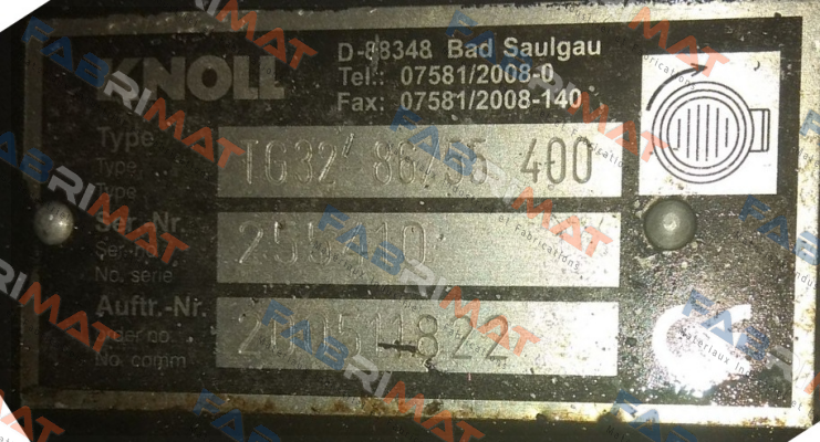 KNOLL-TG 32-86/55 400-1-1-0-0-0-0-0-0-1 - obsolete, alternative - Type: MTR20-7/4A-W-A-HQQV  price