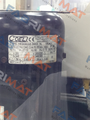 Coel-H63A4 code 3443  price